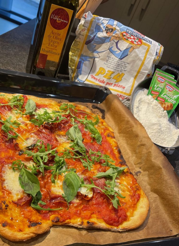 Inspiratiehuis - recept - Plaatpizza met salami