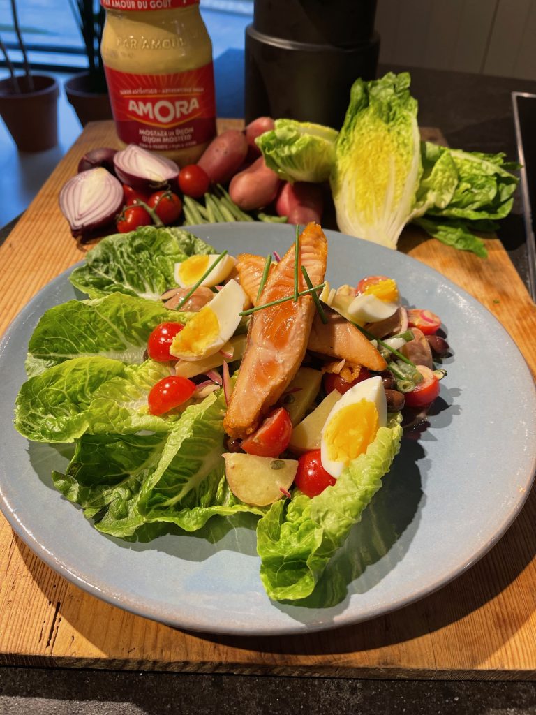 Inspiratiehuis - recept - Salade Nicoise met zalm