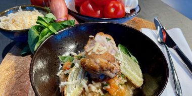 Inspiratiehuis - recept - Tomaten venkel risotto met rucola