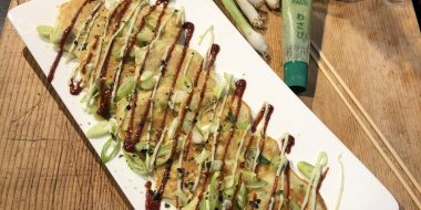 Inspiratiehuis - recept - Aziatische pannenkoekjes met okonomiakisaus