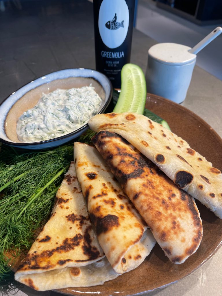 Inspiratiehuis - recept - Tzaziki met Naanbrood