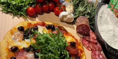Inspiratiehuis - recept - Pizza met finocchiona